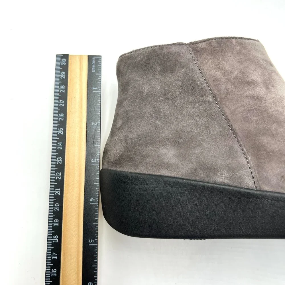 Fitflop‎ Womens Size 5 Sumi Steel Grey Suede Leather Ankle Boots Shoes